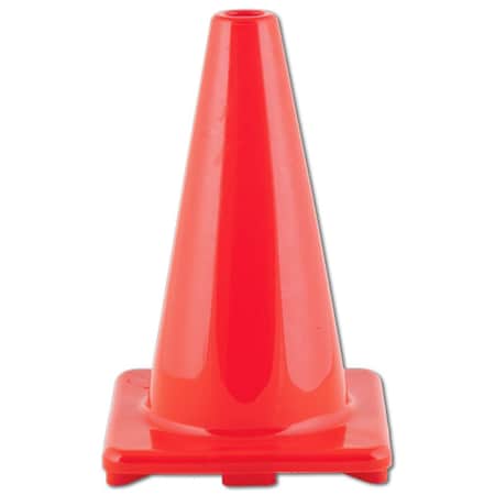 Champion Sports 9 in. Heavyweight Base Safety Cone, Orange 21400